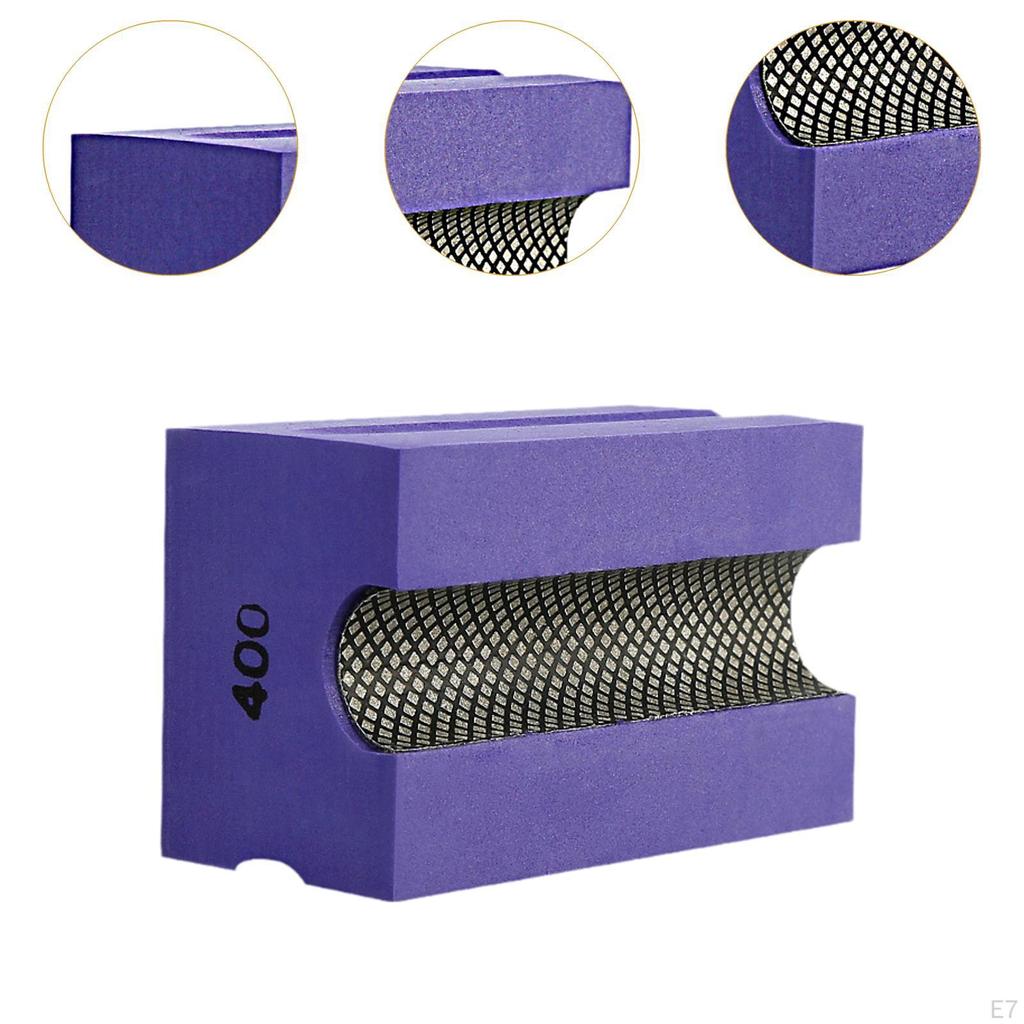 Вогнутый ручной шлифовальный блок ARC Edge Tool Многофункциональный алмазный полировальный диск