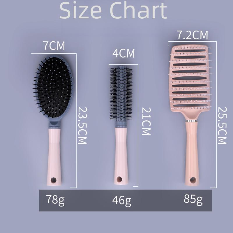 Женская портативная воздушная массажная расческа для кожи головы для укладки и завивки длинных волос