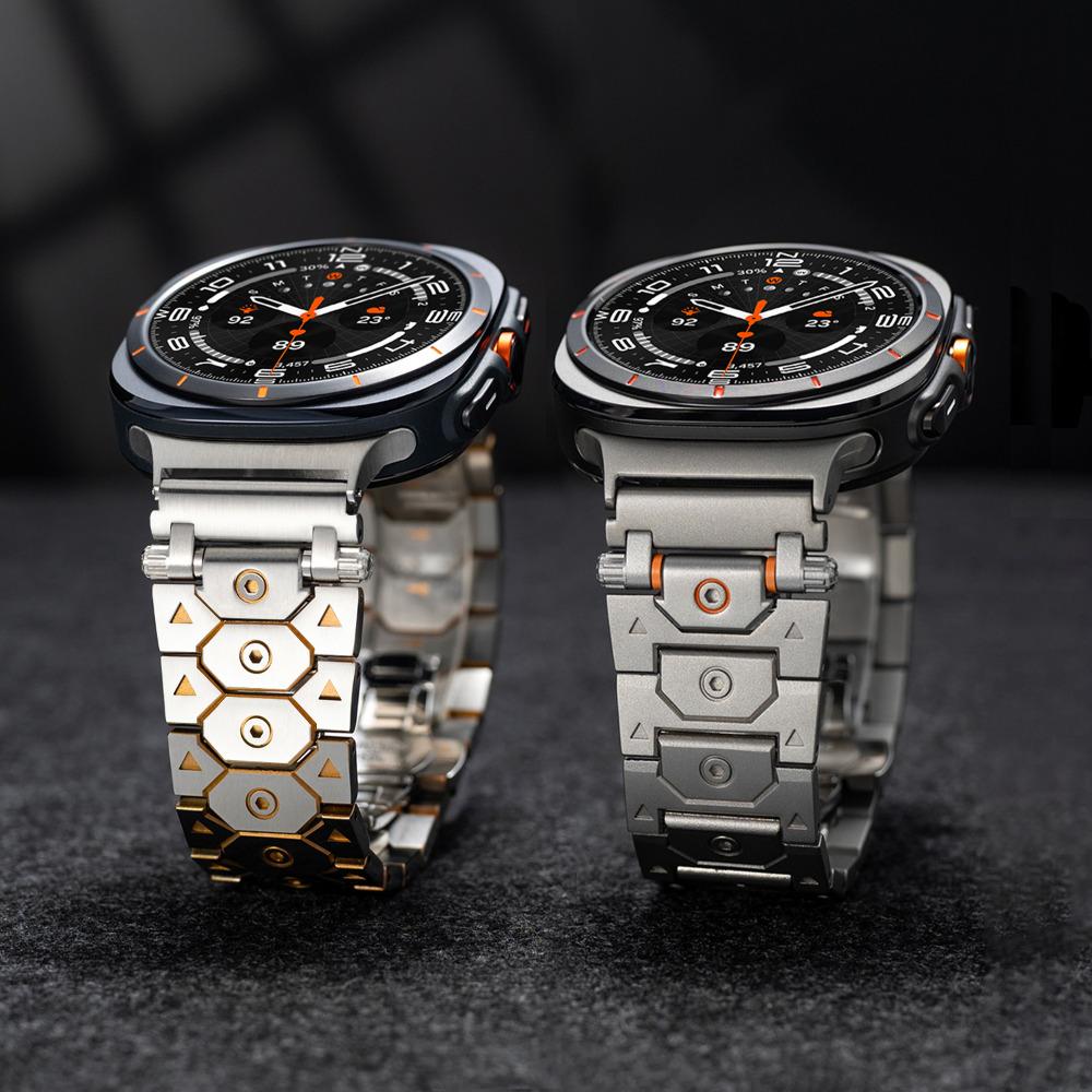 Металлический ремешок для Samsung Galaxy Watch Ultra 47 мм Аксессуары Ремешок для часов из нержавеющей стали для Galaxy Ultra 47 мм Correa Браслет