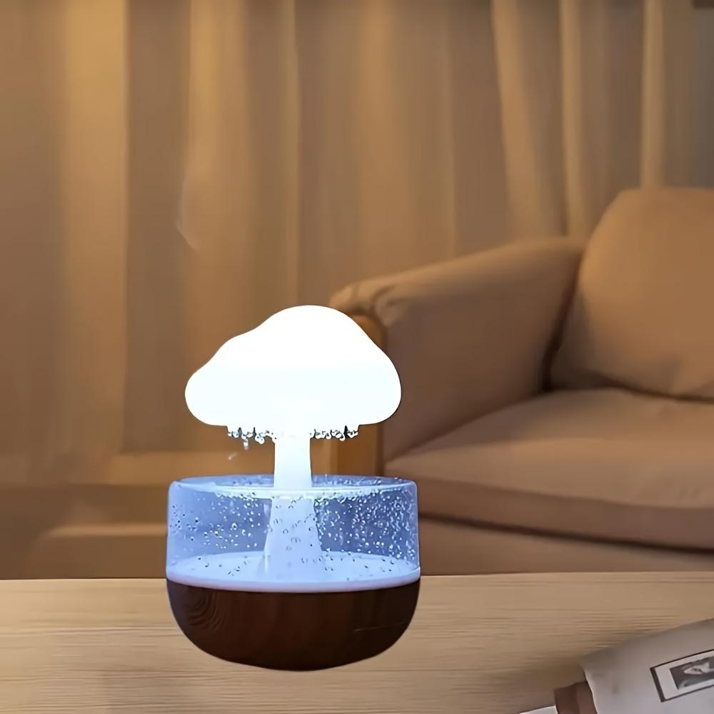 Rain Cloud Humidifier and Aromatherapy Diffuser with Adjustable LED Color Changing Lights, USB Powered Quiet Operation, for Bedroom,Office,Living Room