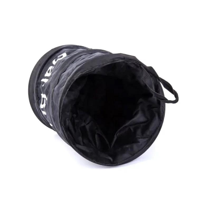 Collapsible Black Car Trash Can Pack Trash Bag Rubbish Waste Bin for Little Leak Proof Car Cooler Bag Garbage Bag Wastebasket