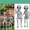 Садовая статуэтка инопланетянина из космоса, фигурка, украшения для декора дома и двора, скульптура