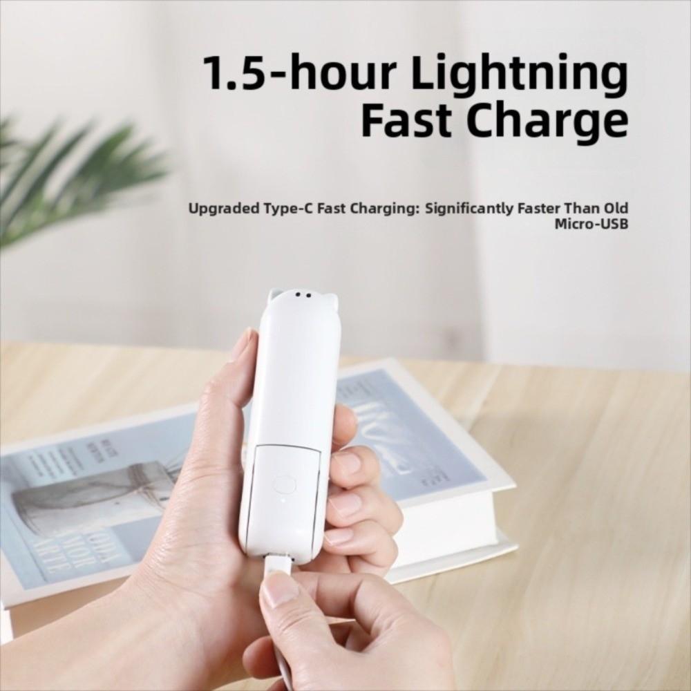 3 Speed Portable Mini Handheld Fan Adjustable Strong Wind Electric Fan for Women