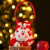 Christmas Candy Bag Snowman Santa Claus Reindeer Doll Bag Drawstring Xmas Goody Holder Favor Bags for Christmas Eve