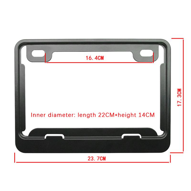 Motorcycle License Plate Frames Universal Aluminum License Plate Holder Motorcycle Accessories
