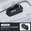 Valve Stems Caps Keychain Car Glasses Clip Sunglasses Box Sun Visor Eyeglasses Card Ticket Holder For Volkswagen VW RLine R Golf zw4