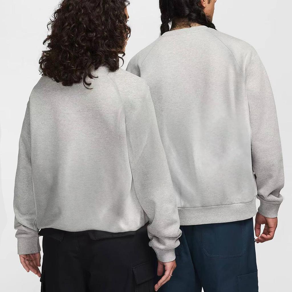 Мужской свитшот с круглым вырезом American Crewneck из плотного материала - Высокое качество, Длинный рукав, Свободный крой