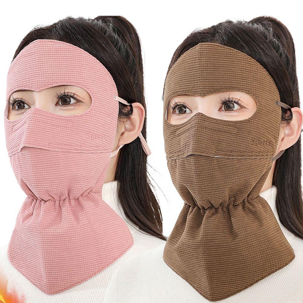 Хлопковый воротник для шеи, утолщенный головной убор для верховой езды, модная теплая маска