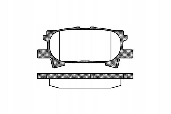 Remsa 1040.00 Brake Pad Set, Disc Brakes