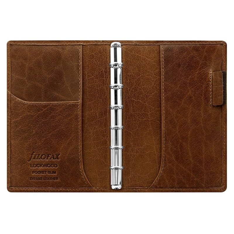 Системный органайзер Filofax Lockwood, размер Small Slim, цвет Коньяк, 17-026051, Официально импортирован