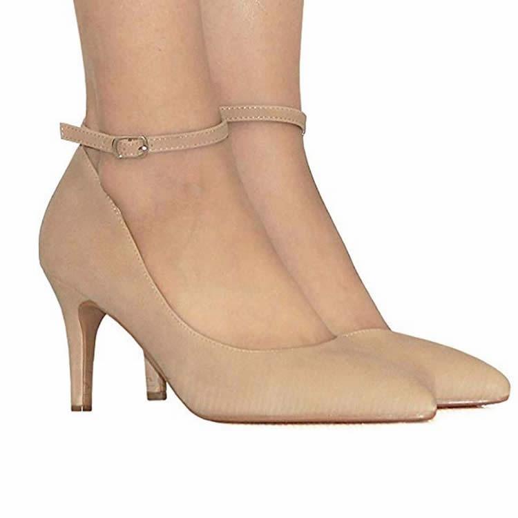 Женские туфли-лодочки D'orsay с бархатным носком и ремешком на щиколотке, 80 мм, на высоком каблуке, туфли-лодочки для вечеринки, свадьбы, платья, обувь