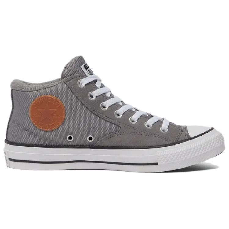 Converse Модные и удобные парусиновые кеды All Star средней высоты унисекс серые