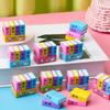 20/40PCS Cute Kawaii Creative Book Eraser Rubber Stationery School Supply Novelty Lovely Eraserbook