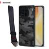 (В комплекте ремешок на запястье)Чехол IBMRS для vivo X90 Pro+, бампер, военный дизайн, твердая задняя часть, противоударный усовершенствованный защитный чехол - черный камуфляж