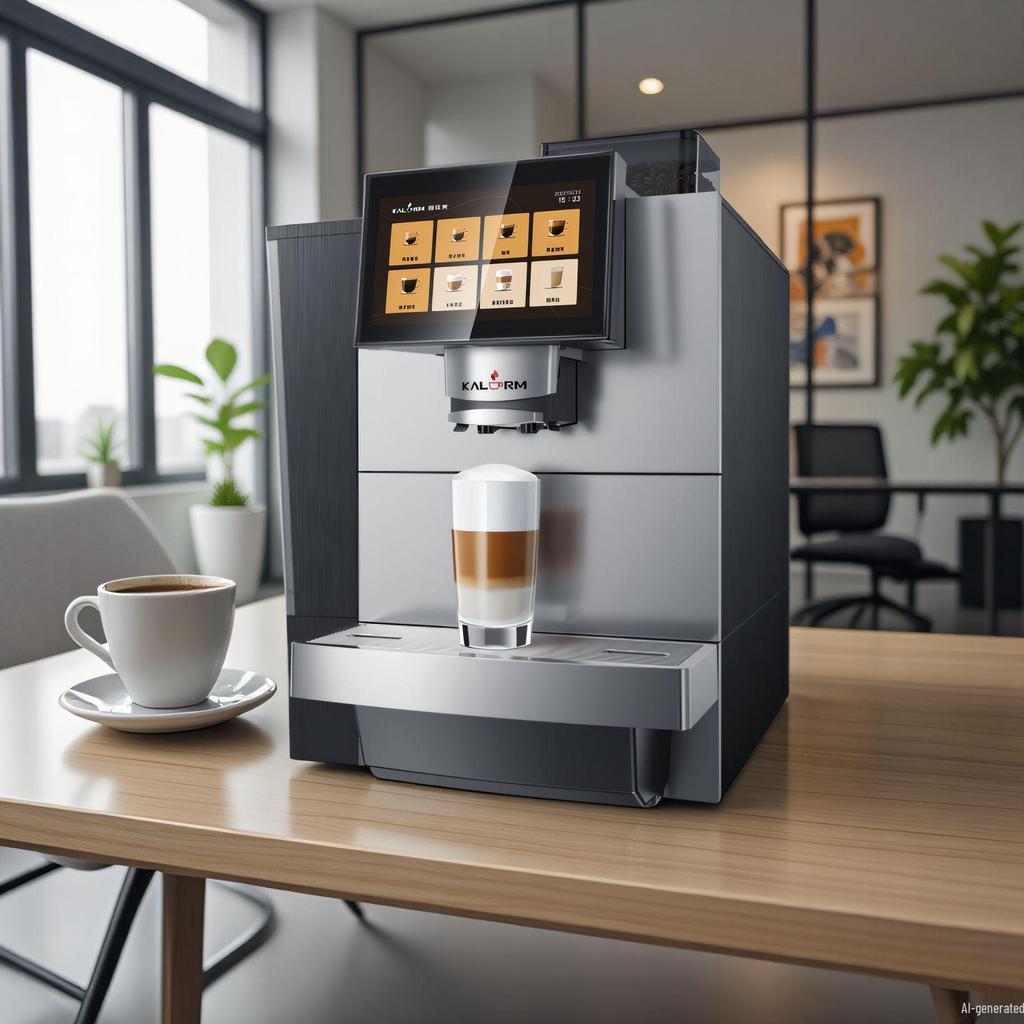 Kalam E60L One-Touch Automatic Italian Latte Coffee Machine for Office, Home & Hotel