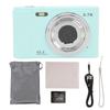 Digital Camera 48MP HD 16x Zoom 2.7K Vlogging Compact Camera for Home and Travel Light Green