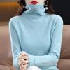 Женский кашемировый свитер Qinghe Cashmere 30% Кашемир 70% Шерсть Осенне-зимний кашемировый пуловер Мягкий и теплый