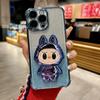 Для чехла для телефона IPhone 17 PROMAX 16 Четыре угла Гальванизированная подушка безопасности Противоударный Мультяшная подставка для Apple 15 Градиент