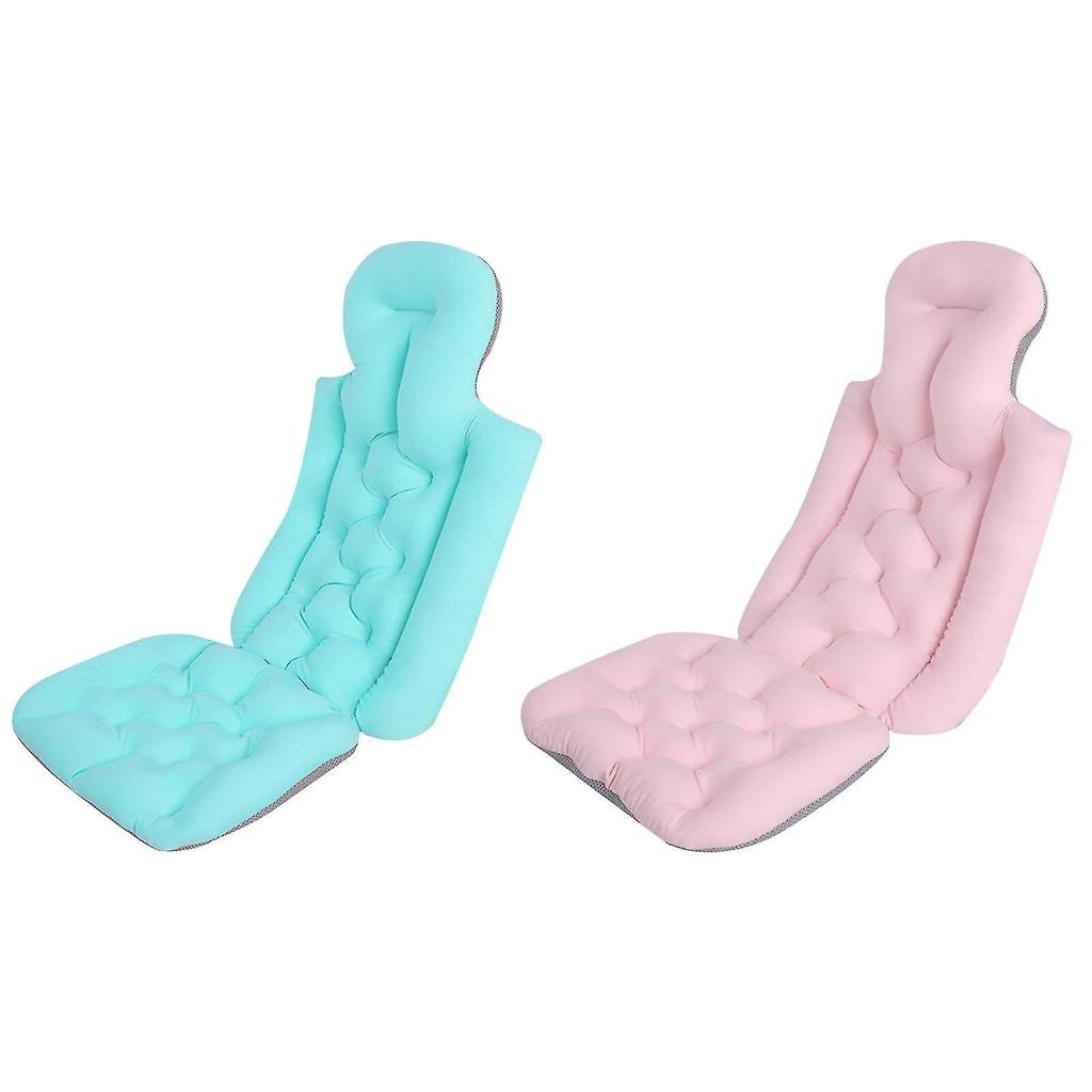50% OFF,Large Full Body Bath Pillow, Spa Cushion Shower Bathtub Tub Suction Pillow Mat