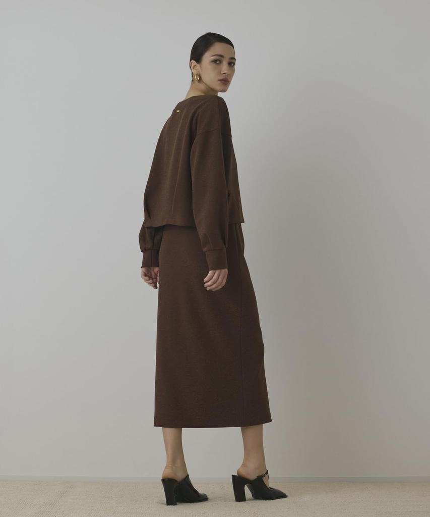[Grace Continental] Современный топ с блестящим вырезом 25AW (Женский)