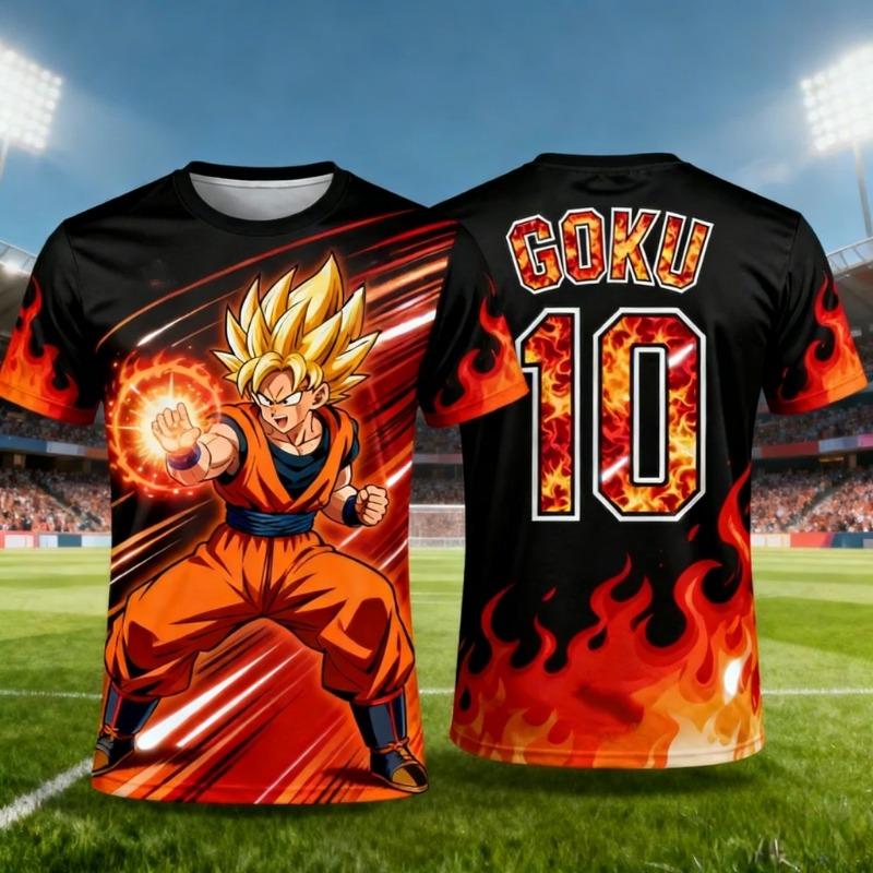 2026 Летняя Ретро Футболка Dragon Ball для Фитнеса Мужская Оверсайз 3D Печать Короткий Рукав Семейная Унисекс Детская Спортивная Футболка