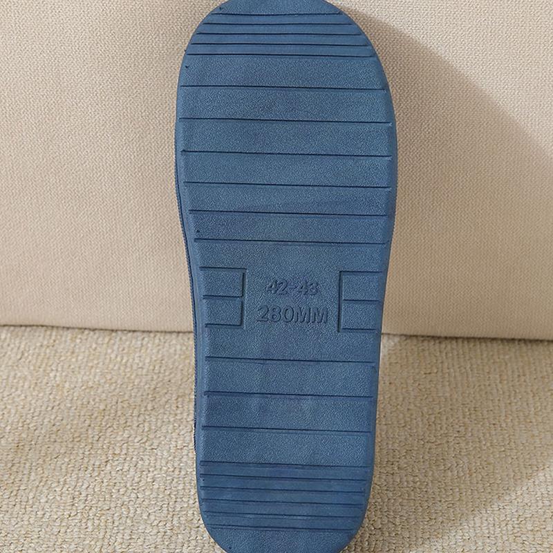 Хлопковые тапочки, женские осенние и зимние домашние теплые нескользящие тапочки для пар, студенческие общежития, хлопковые мужские тапочки