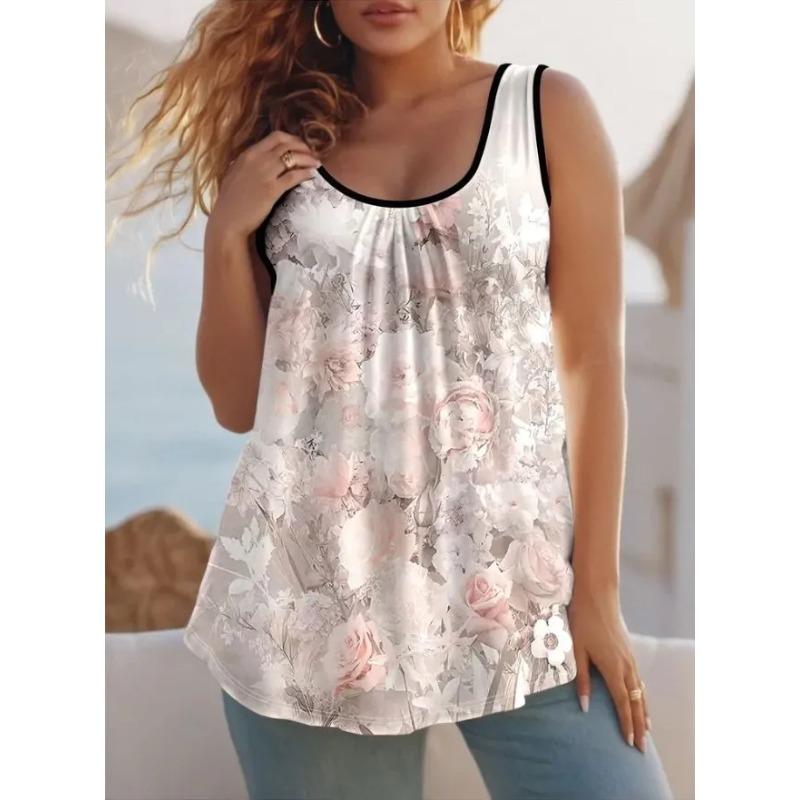 Летний женский жилет без рукавов с креативным цветным принтом, удобный, мягкий, модный, универсальный жилет