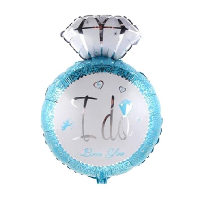 Diamond Ring Balloon Helium Foil Balloons Valentine 'S Day Party Wedding Decorations Birthday