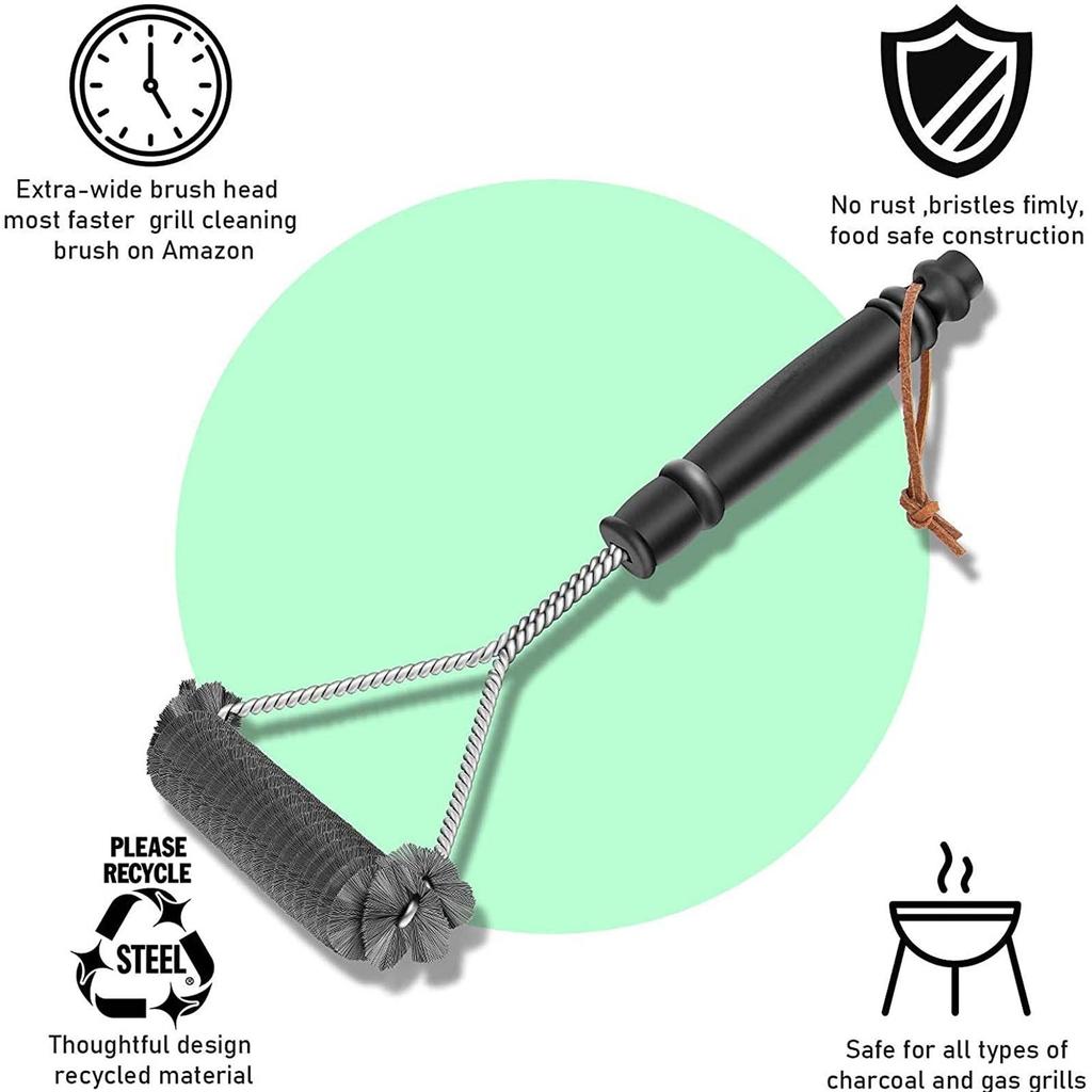 Проволока из нержавеющей стали, гриль-барбекю, гриль-сетка, инструмент для очистки барбекю