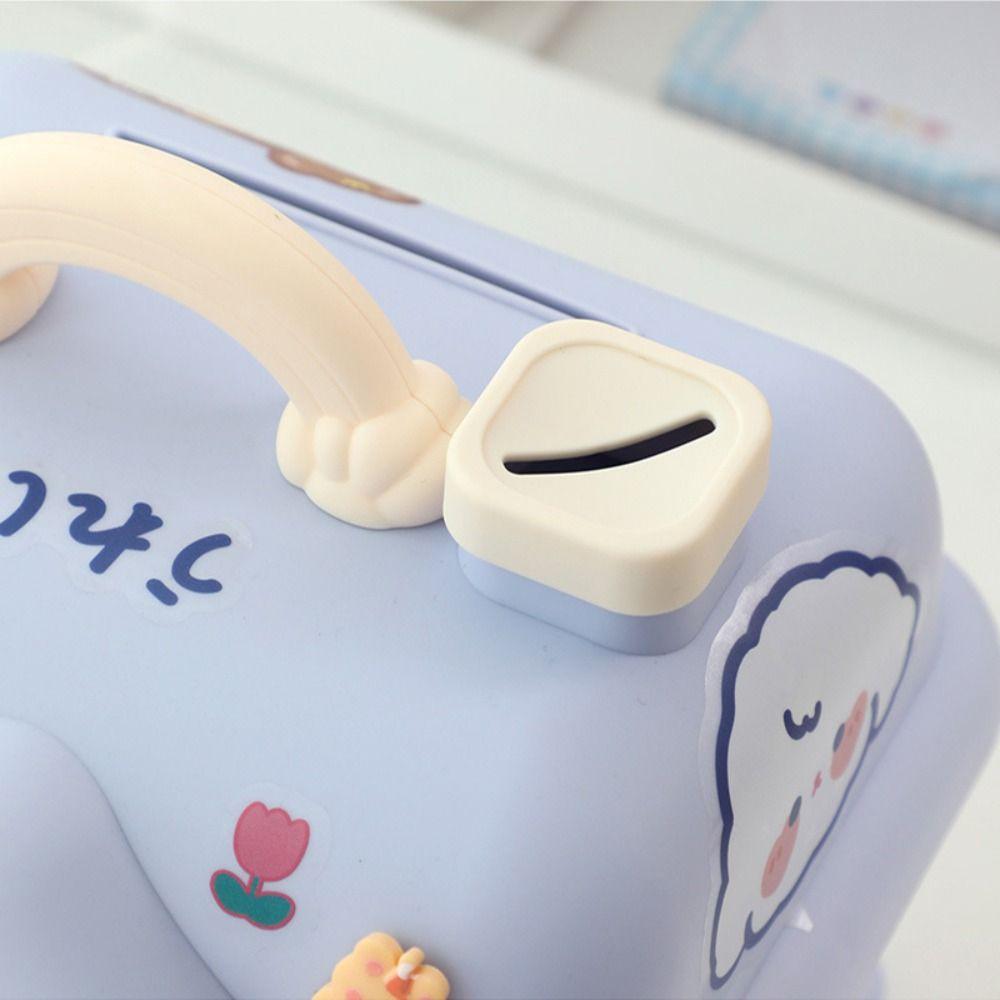 Gift Toy For Kids Save Money Auto Scroll Key Unlocking Password Electronic Piggy Banks Cash Dispenser Cash Box Money Saving Box
