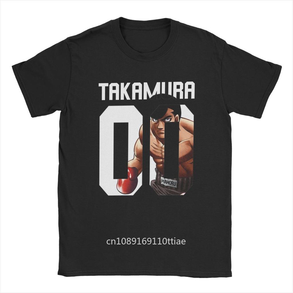 Мужская футболка Takamura Hajime No Ippo Бокс Смешная Чистый Хлопок Футболки С Круглым Вырезом С Коротким Рукавом Новое Поступление Одежда