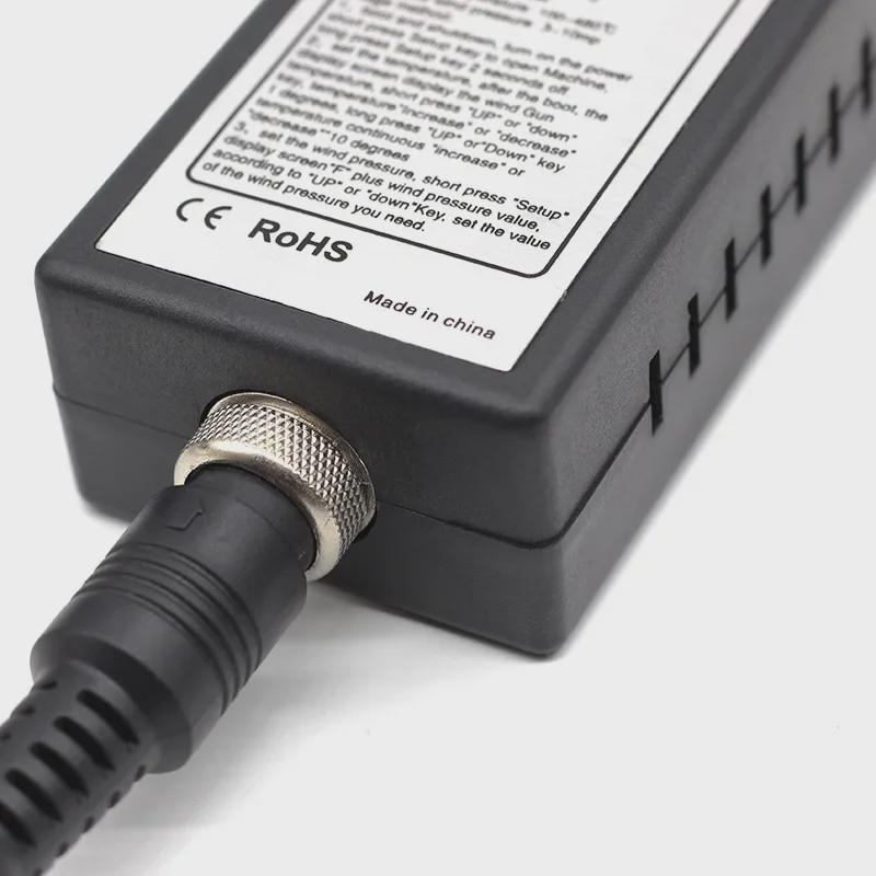 8858 Портативный микрокомпьютерный термофен, инструмент для сварки тягой и дутьем