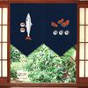 Japanese Cuisine Sushi Shop Short Curtain Restaurant Decor Noren Kitchen Banner Pennant Izakaya Bistro Bar Ramen Half Curtains