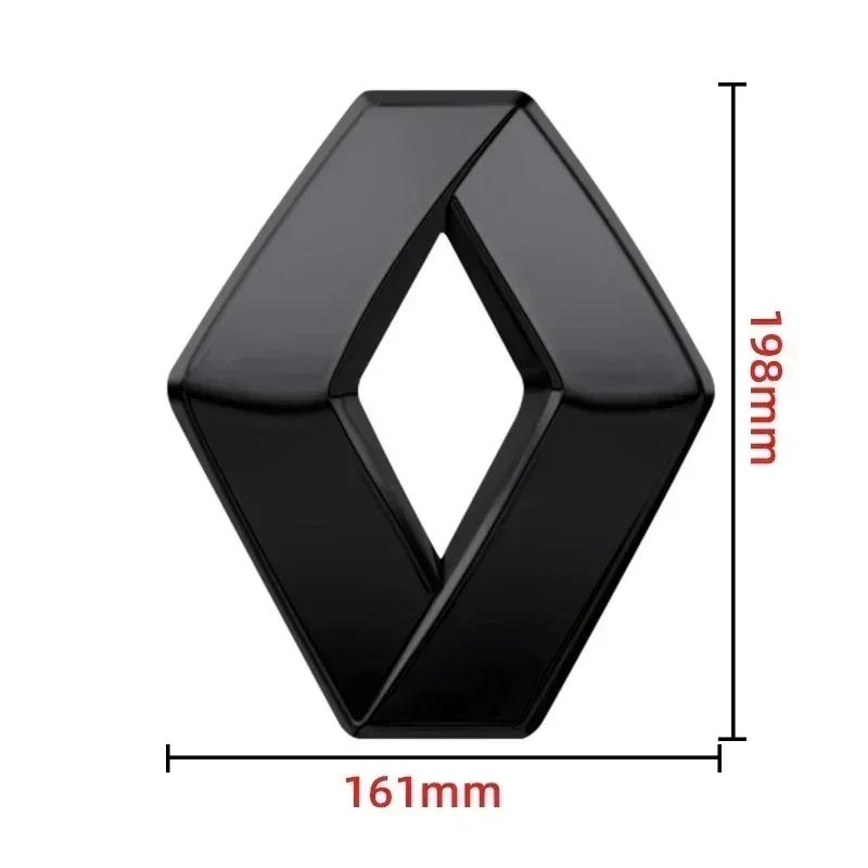 PZJG6 ABS Для Renault Megane 2 3 Clio Duster Captur Logan Koleos Автоаксессуары Наклейка-эмблема на капот автомобиля Наклейка-значок на задний багажник
