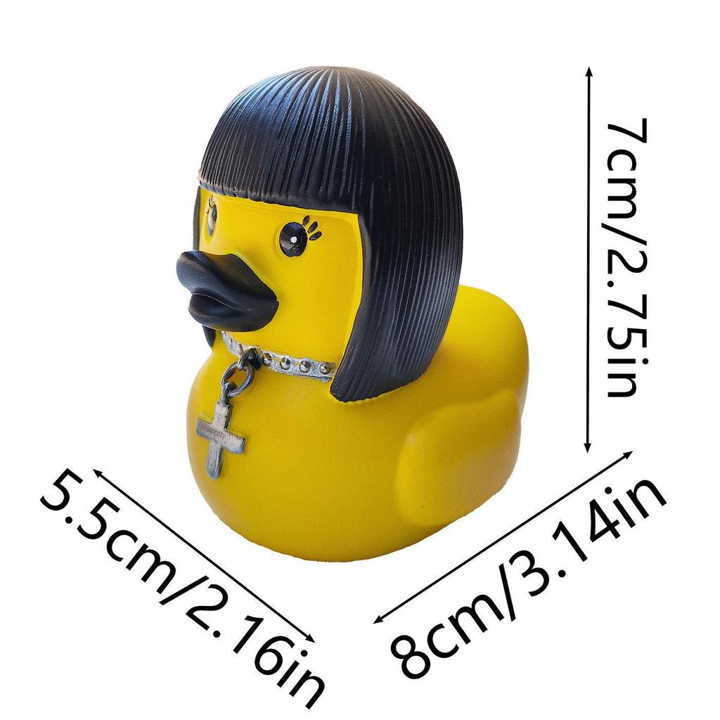 Набор фигурок уток из смолы Duckieville Punk Rock