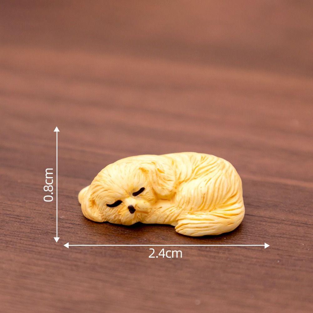 DIY Crafts мультяшная статуя щенка милый микро ландшафтный дизайн новые мини фигурки животных