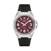 Typhoon Polyurethene Strap Burgundy Dial Quartz 7005.1836 100M Men's Watch