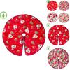 Snowman Santa Christmas Tree Skirt Decoration For Xmas Holiday Supplies Festival