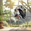 Хэллоуинские украшения Ворон, Подарки Ворон для женщин и мужчин, Декор для дома, стены, комнаты, двери на Хэллоуин, Акриловое украшение
