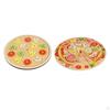 Wooden Pizza Set Cutting Food Play Toy Hand Eye Coordination Education Playset Kitchen Toys for