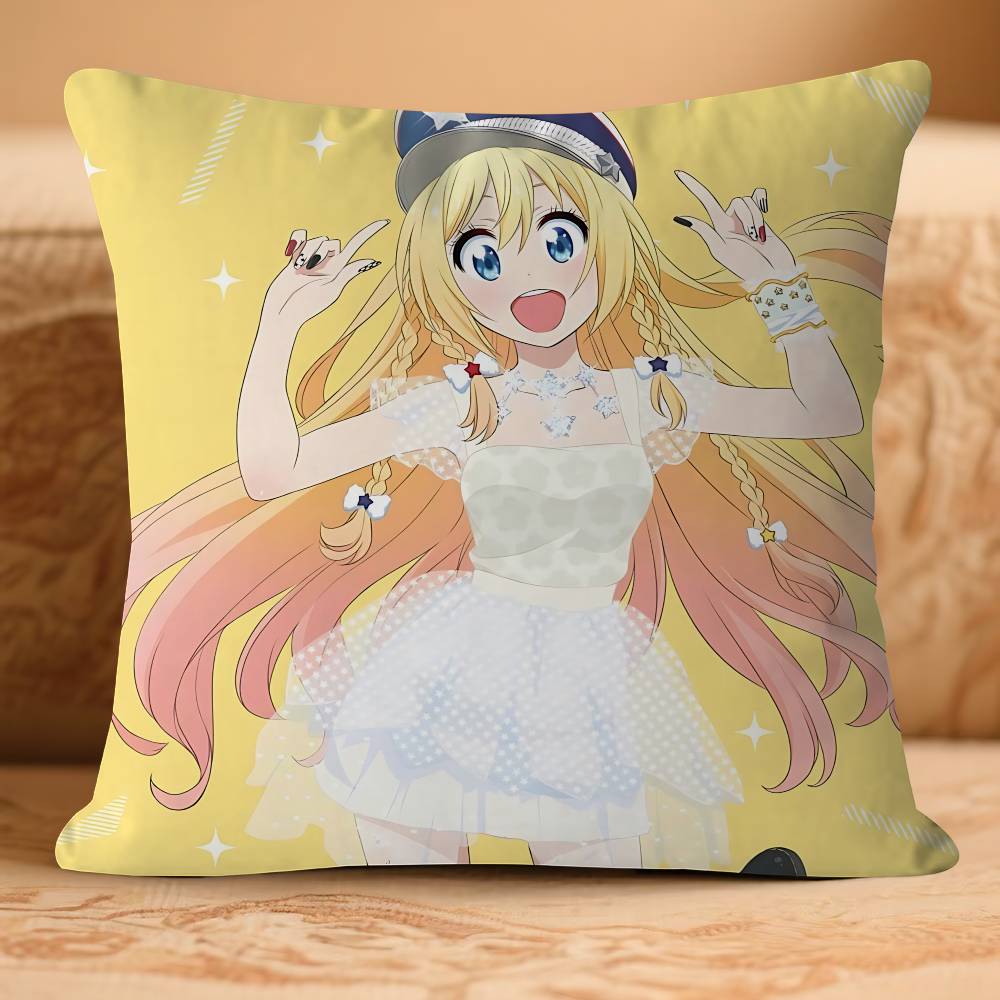 Аниме Nisekoi-I Наволочка Съемная Моющаяся Наволочка для Подушки – Мягкий Лен для Всех Сезонов