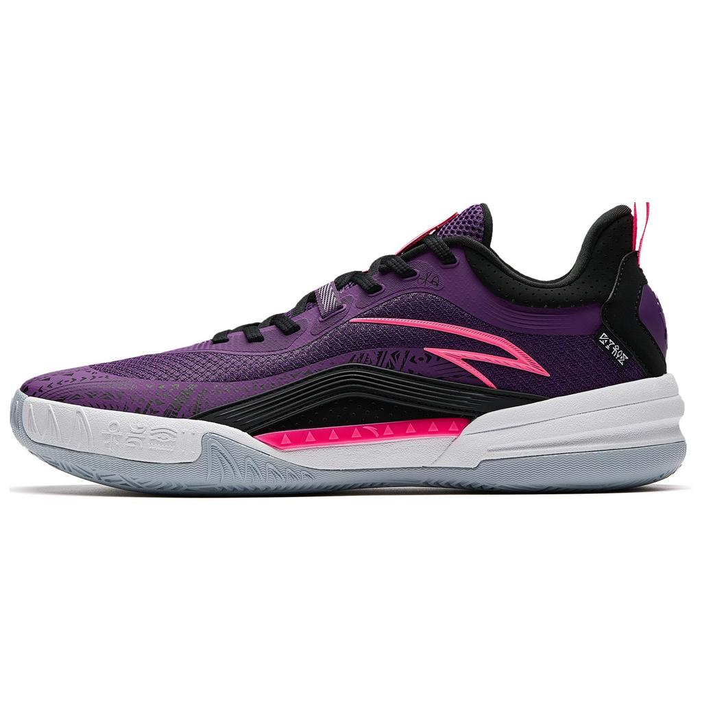 Anta KAI 1 TEAM Low top Basketball Shoes Men's Purple Black 112521603-5