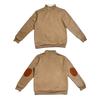 New Vintage Stand Collar Half Placket Men's Long Sleeve Sweatshirt, Casual Sports Pullover for Men