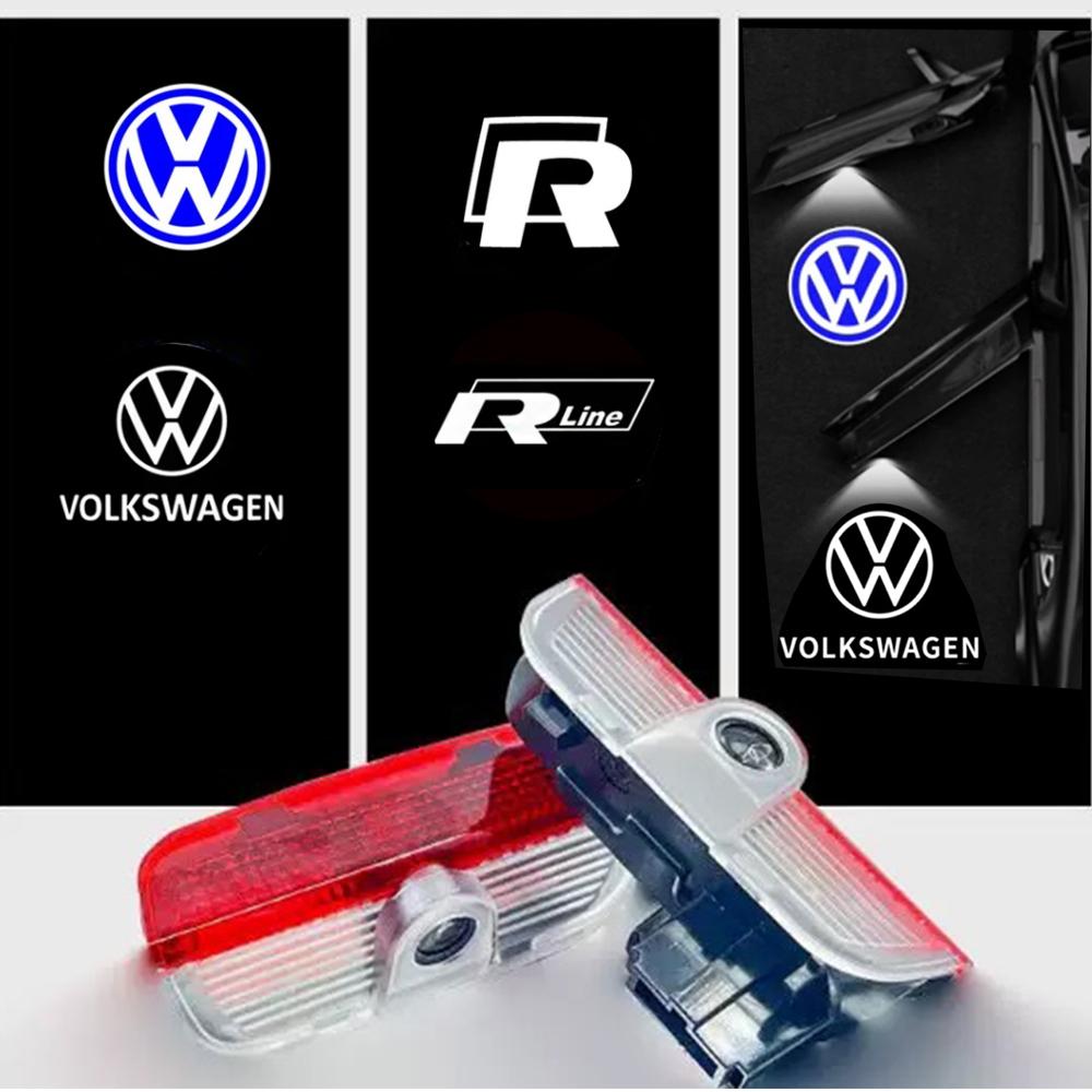 2-PZ LED Car Door Interior Welcome Warning Light For VW Touareg 7P Golf 5 6 7 Jetta MK5 MK6 MK7 Passat B6 B7 B8 B9 Arteon CC EOS Gj8 wzpc7