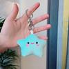Fluffy Fur Smile Stars Plush Keyring Pom Pom Starfish Smile Stars Backpack Pendant  Wedding Gifts