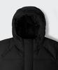 Musinsa Standard Raglan Hooded Down Short Padded Jacket [Black]