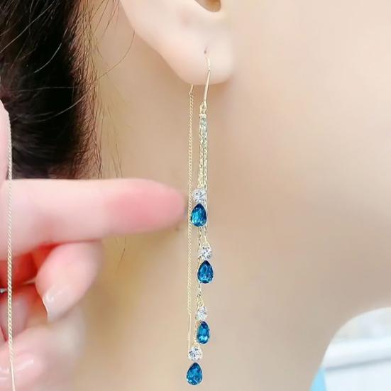 Шикарные серьги с подвесками, долговечные, высококачественные, нежные