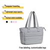 Large Capacity Puffy Duffel: Fashionable Commuter & Gym Tote