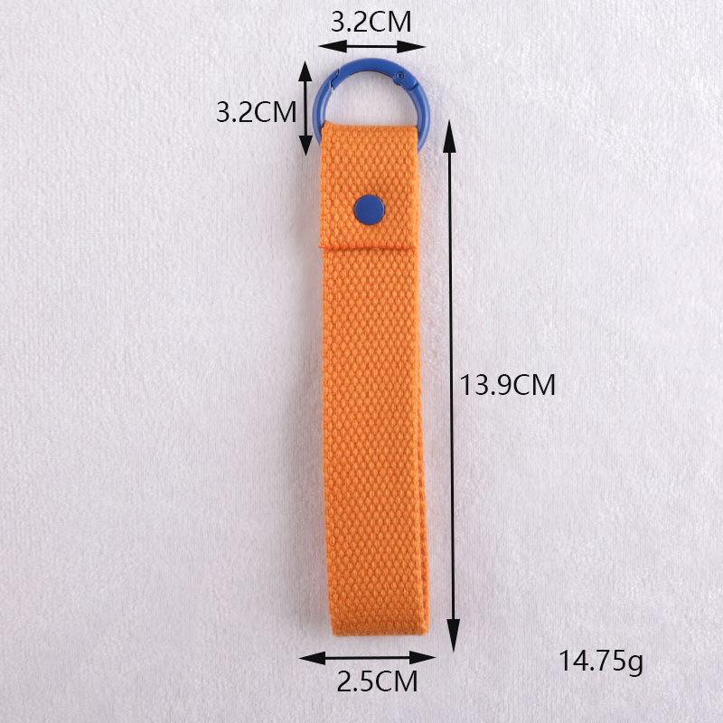 New Fashion Cotton Keychain Lanyard Car Keys Canvas Strap Keyring Schoolbag Backpack Pendent Key Chain Wrist Straps
