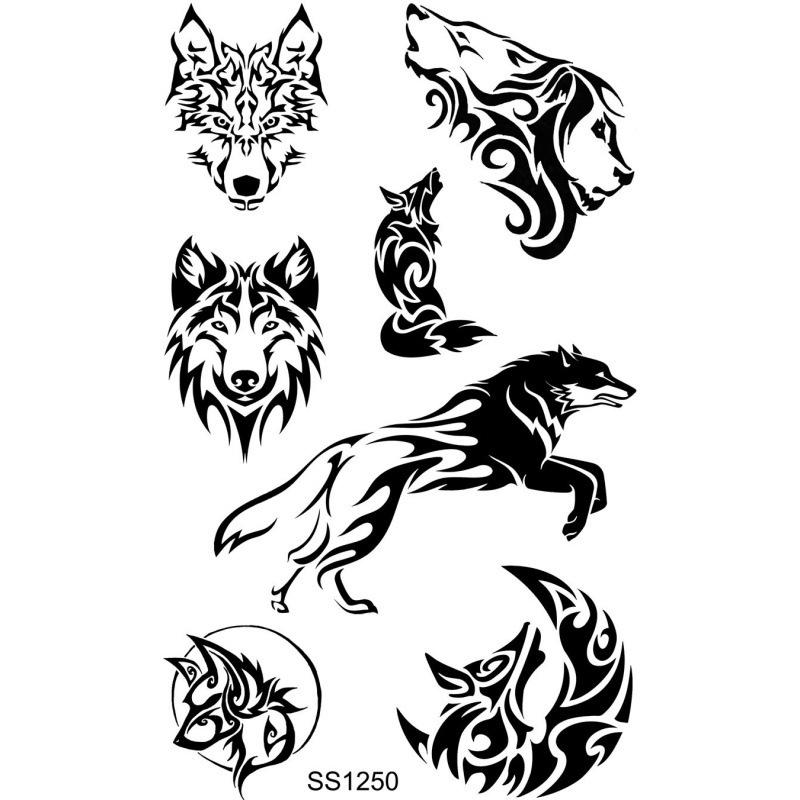 Временная татуировка-наклейка "Крест Крутой Тотем" - Водная transferencia на тыльную сторону ладони